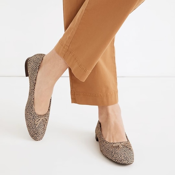 Madewell Shoes - Madewell The Adelle Ballet Flat in Spot Dot Calf Hair Size 8